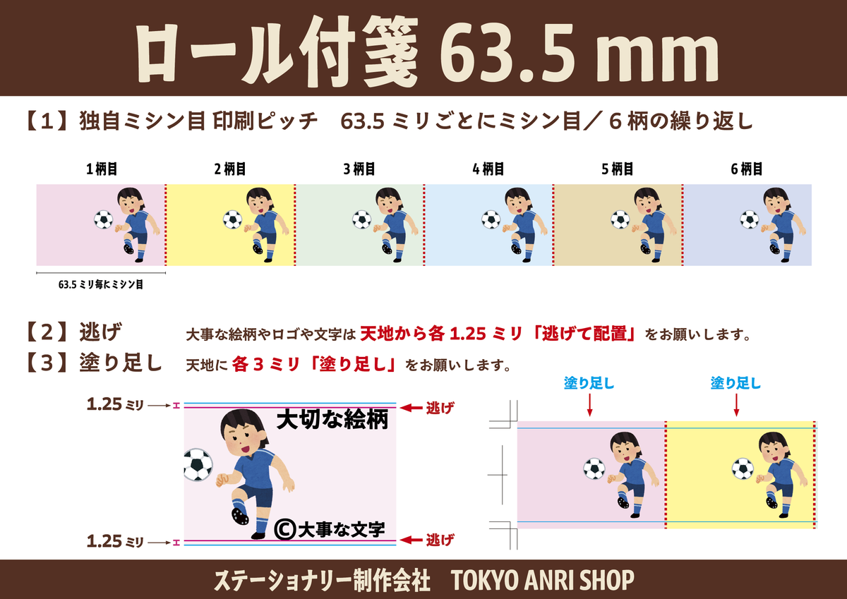 ロール付箋印刷会社