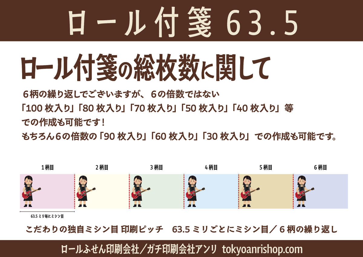 ロール付箋