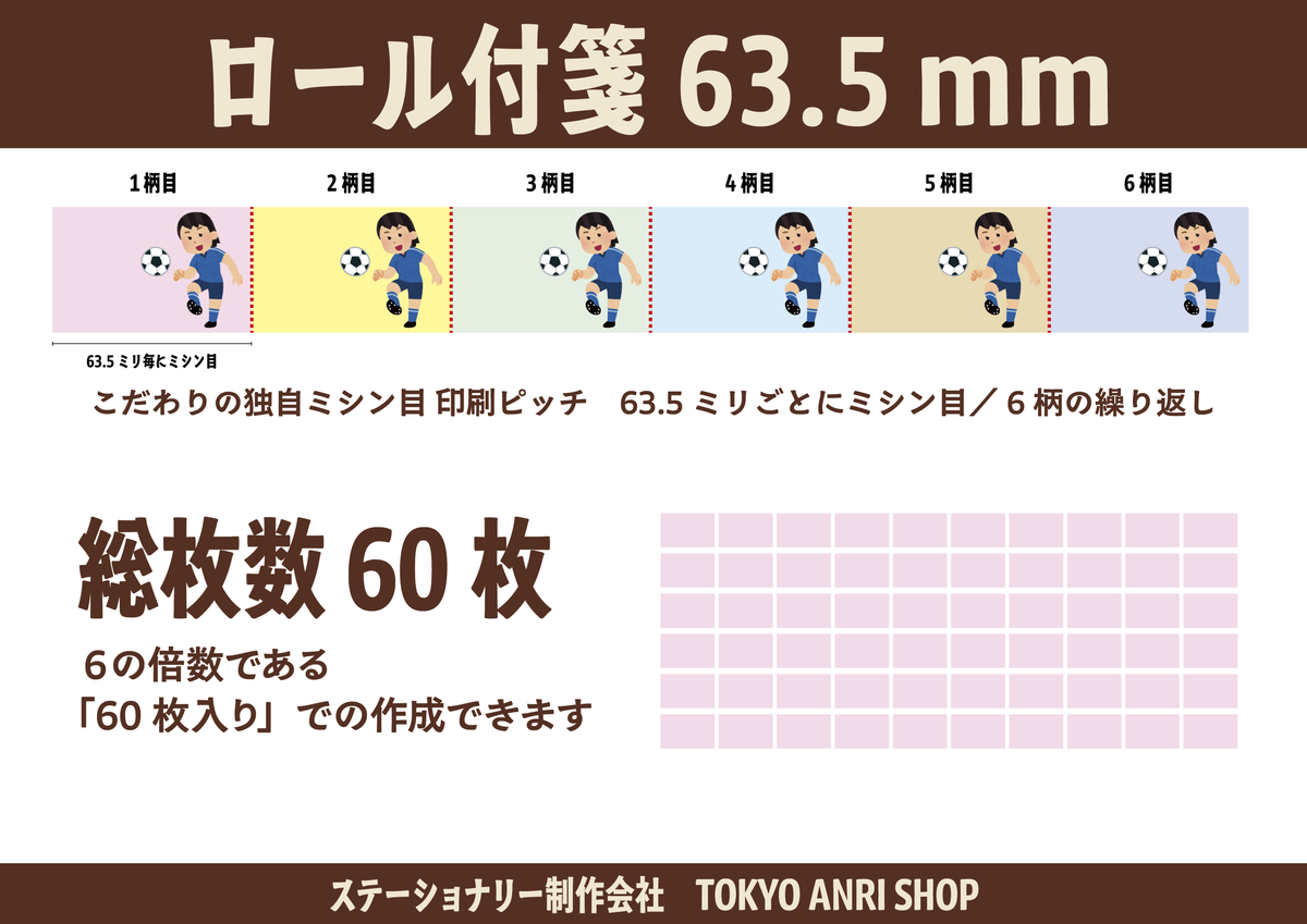 ロール付箋印刷会社