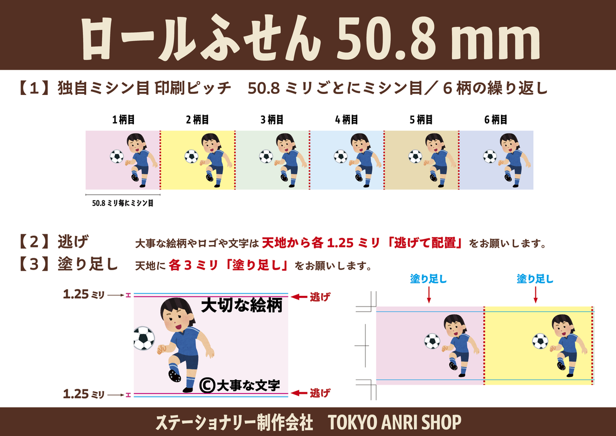 ロールふせん印刷会社