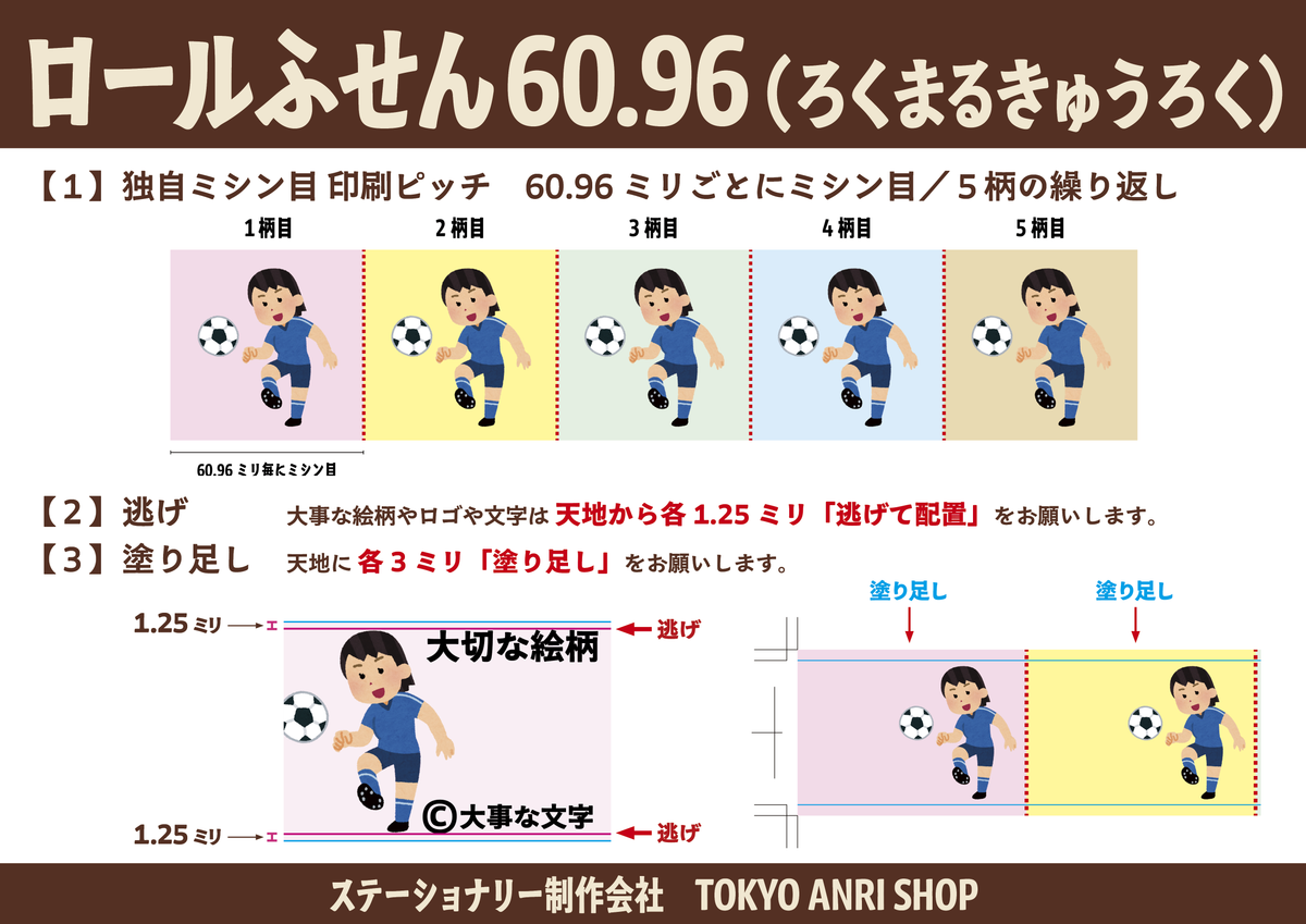 ロールふせん印刷会社