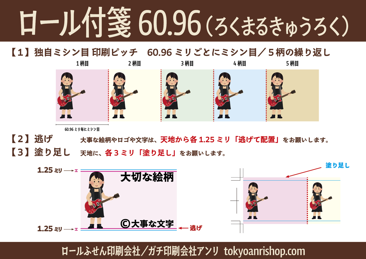 ロール付箋