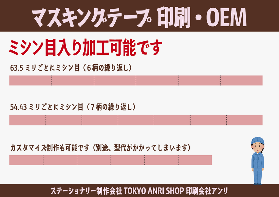 マスキングテープOEM