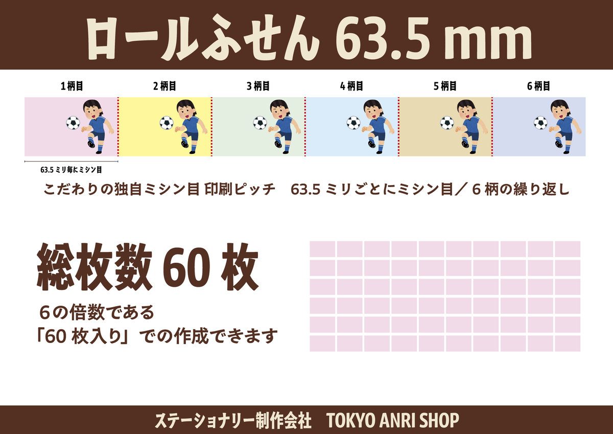 ロールふせん印刷会社