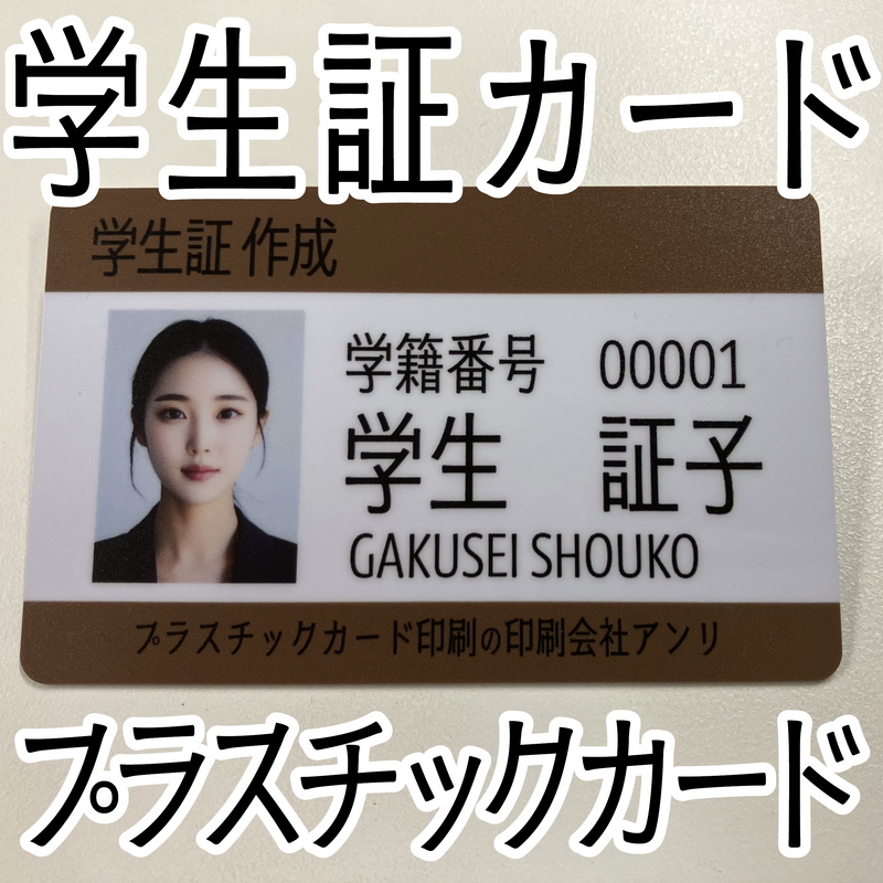 プラスチックカード印刷会社で学生証カード作れます