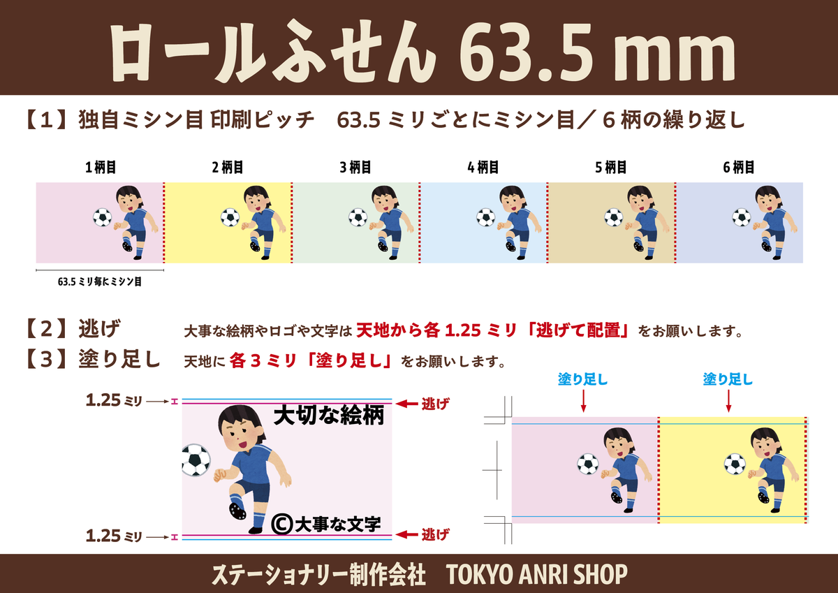 ロールふせん印刷会社